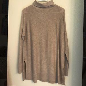 Tan tunic sweater